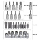 Set torx nastavaka 34 komada u koferu 27x19x6 cm