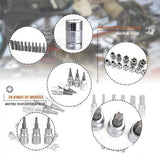 Set torx nastavaka 34 komada u koferu 27x19x6 cm