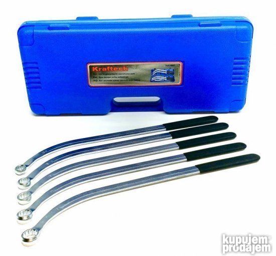 Set od 5 ključeva za španere dužine 470 mm
