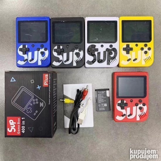 Mini ručna konzola sa punjivom baterijom i AV kablom