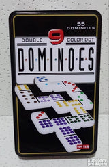 Domine double 9 – set od 55 komada u metalnoj kutiji