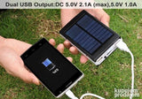 Solarni power bank sa LED svetlom i zaštitama
