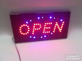 LED natpis otvoreno zatvoreno 48x25 cm