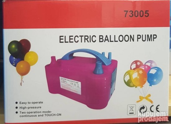 Električna pumpa za balone sa dvostrukom mlaznicom – slika 3