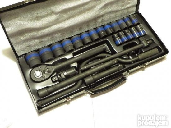 Set kovanih gedora 24 dela od 10 do 32 mm