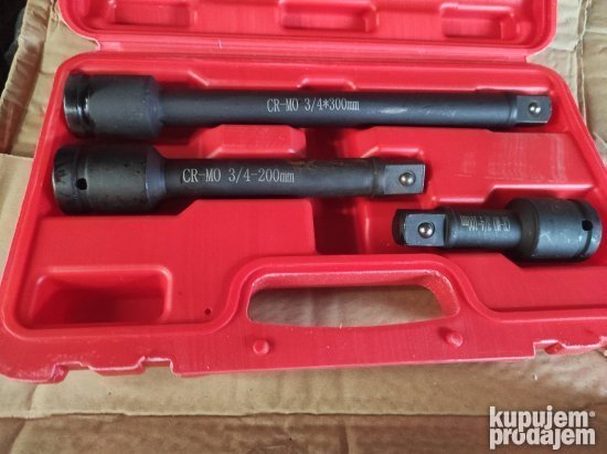 Set produžetaka za gedore 3/4 – tri dužine