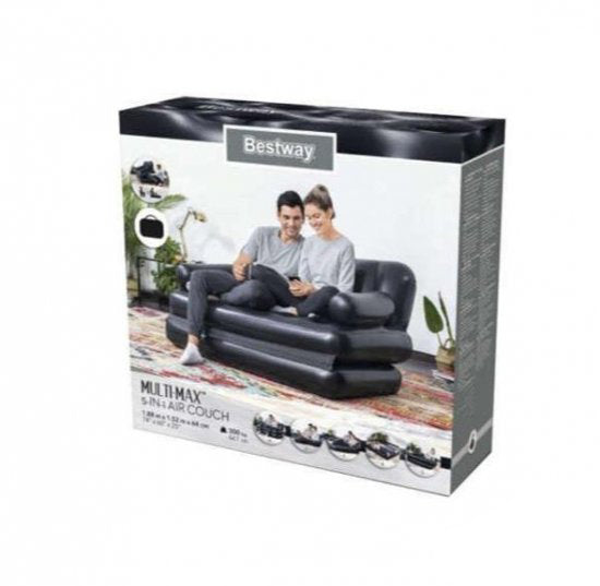Multimax krevet na naduvavanje 5 u 1 — 188 x 152 cm - slika 1