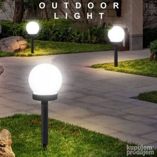 Solarne baštenske lampe, set od 4 komada
