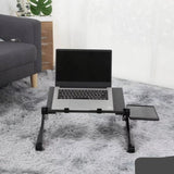 Laptop na podesivom stolu sa ugrađenim hlađenjem