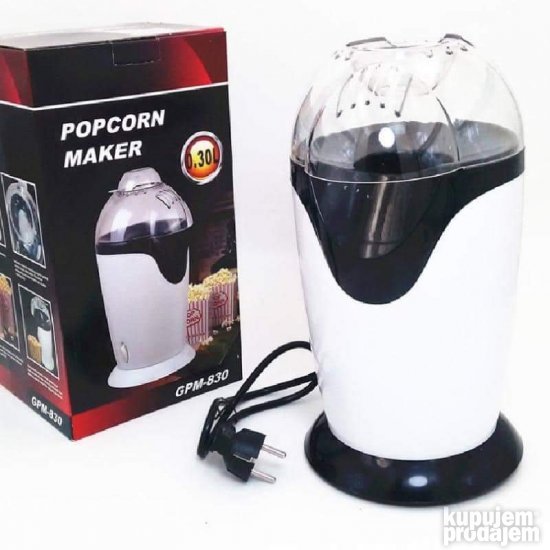 Aparat za kokice na topli vazduh, 900 W