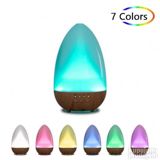 Aroma difuzer 120 ml sa LED svetlom u boji