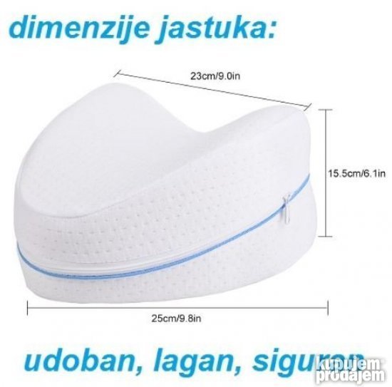 Jastuk za između kolena sa oblikovanom konstrukcijom
