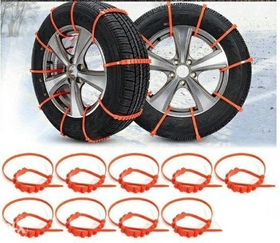 Plastične vezice za sneg – set 10 komada za 14 do 19 inča