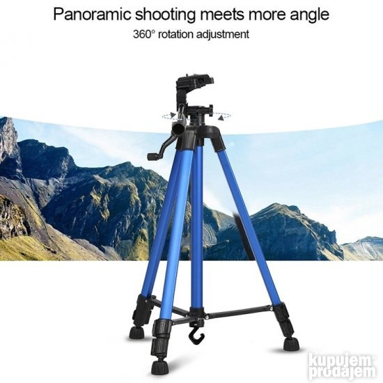 Tripod stativ za fotoaparat i telefon, do 140 cm