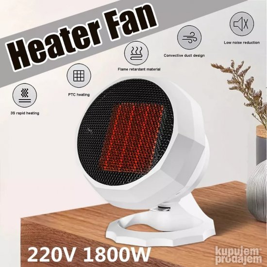 Mini PTC grejalica 1800 W sa tri stepena