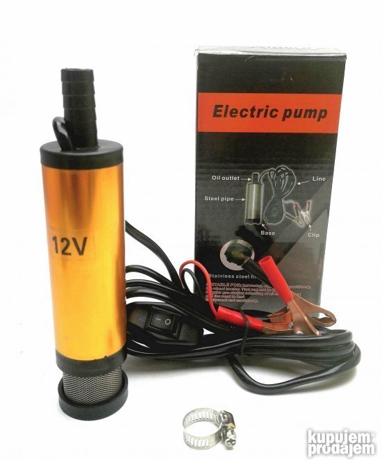 Pumpa za pretakanje 12V 60 W sa protokom 30 l/min