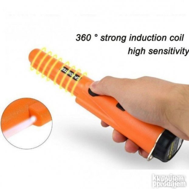 Ručni pinpointer metal detektor IP66 sa vibracijom – slika 11