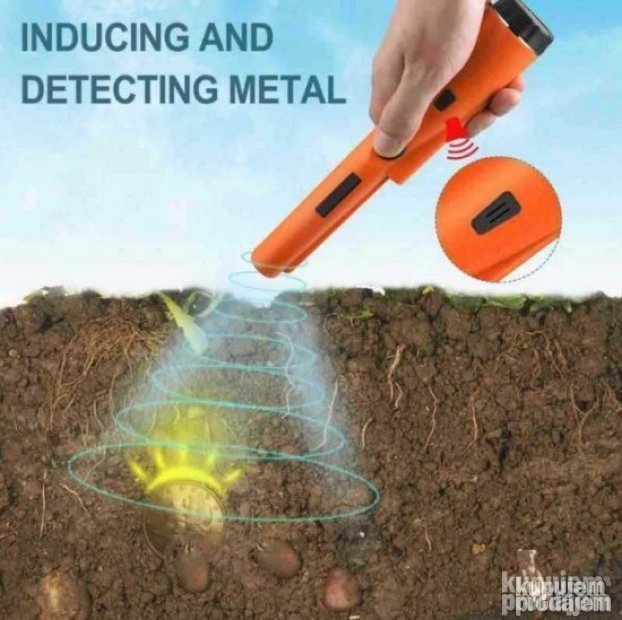 Ručni pinpointer metal detektor IP66 sa vibracijom – slika 12