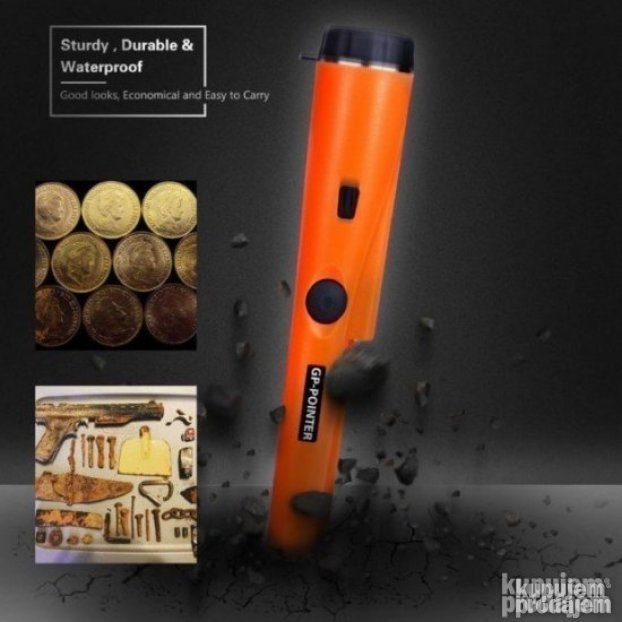 Ručni pinpointer metal detektor IP66 sa vibracijom – slika 10