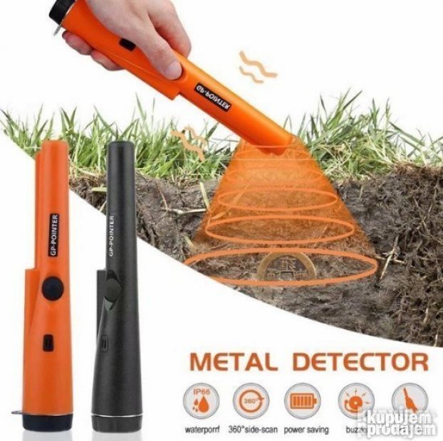 Ručni pinpointer metal detektor IP66 sa vibracijom – slika 3