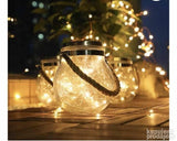 Set od 2 solarne lampe u staklenoj tegli