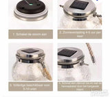 Set od 2 solarne lampe u staklenoj tegli