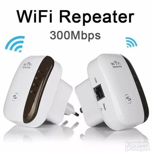 WiFi repetitor 300 Mbps sa LAN priključkom