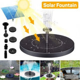 Sunčeva energija pokreće vodeni mlaz u dvorištu