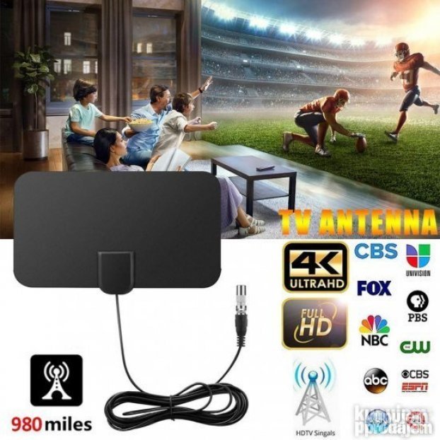 Sobna DVB-T2 antena sa podrškom za HEVC H.265