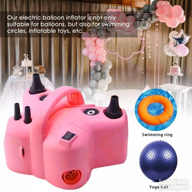 Električna pumpa za balone HF-698PLUS sa nastavcima