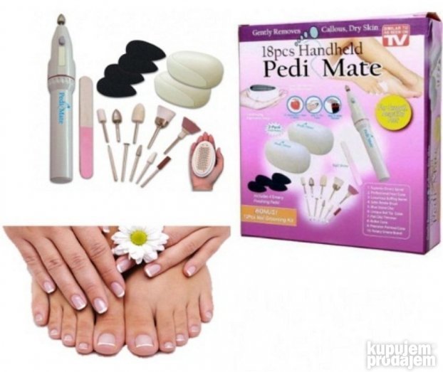 Set za pedikir Pedi Mate od 18 delova
