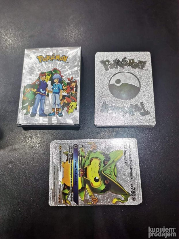 Kolekcionarske karte srebrni set – 25 komada