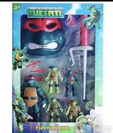 Set figura sa maskom, štapom i diskovima za ispaljivanje