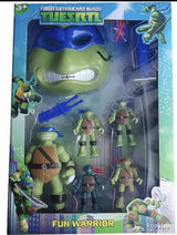 Set figura sa maskom, štapom i diskovima za ispaljivanje