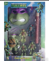Set figura sa maskom, štapom i diskovima za ispaljivanje