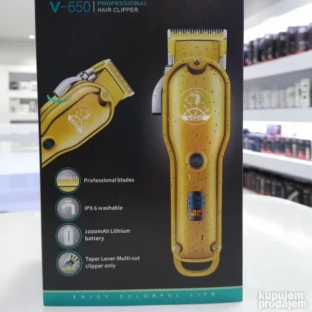 Mašinica za šišanje V-650 sa LCD ekranom i 200 min rada