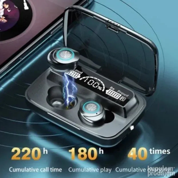 M17 TWS Bluetooth slušalice sa kutijom 2000 mAh