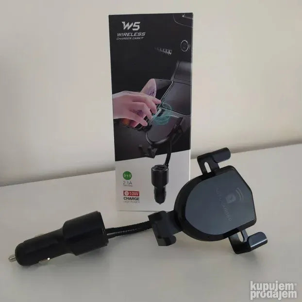 Auto držač za telefon sa bežičnim punjenjem, model W5