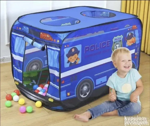 Dečiji šator u obliku autobusa