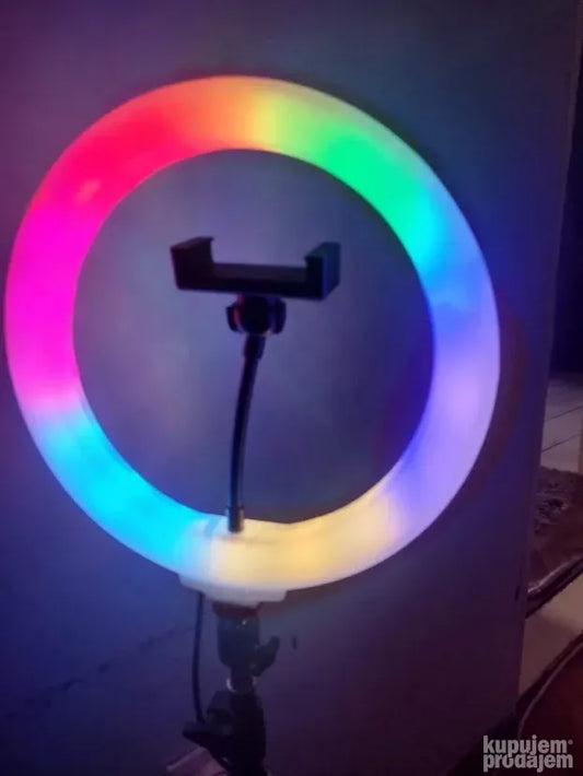 RGB Ring light 10 inča & Diamond crystal lamp RIS V