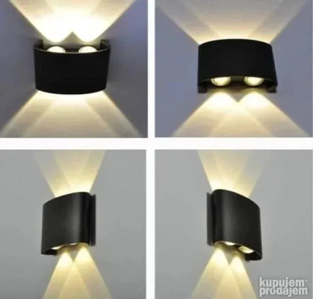 Dekorativna LED zidna lampa od livenog aluminijuma