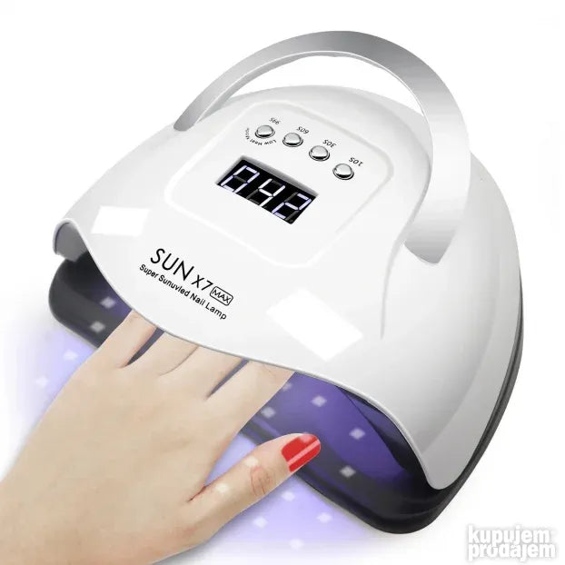 UV LED lampa za nokte X7 Max sa 57 dioda i senzorom