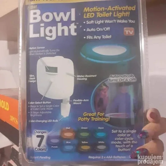 RGB lampa za WC šolju RIS V