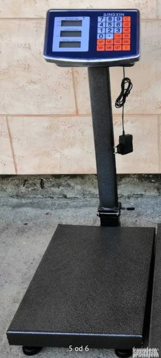 Preklopna digitalna vaga do 400 kg – platforma 50x40