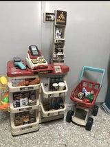 Dečiji set mini supermarket sa kolicima – 47 delova