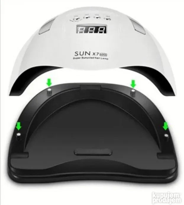 Prenosiva UV LED lampa za nokte X7 Max sa displejom