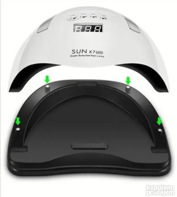 Prenosiva UV LED lampa za nokte X7 Max sa displejom
