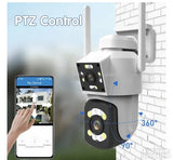 PTZ IP kamera 20 MP sa dve glave i LED svetlima