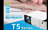 LED projektor T5 sa podrškom za 1920x1080 i HDMI ulazom