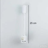Podesivo grlo za sijalicu E27 sa prekidačem, 25 cm